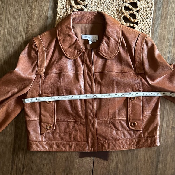 See By Chloe leather jacket. EUC - Picture 14 of 16